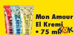 MON AMOUR EL KREMİ 75 ML MON AMOUR EL KREMİ 75 ML